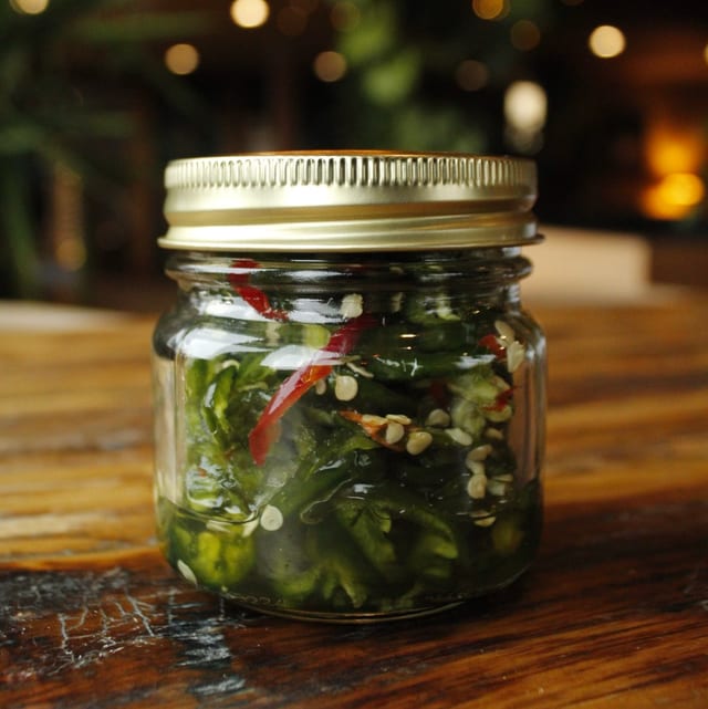 Sugar-Cured Jalapenos.